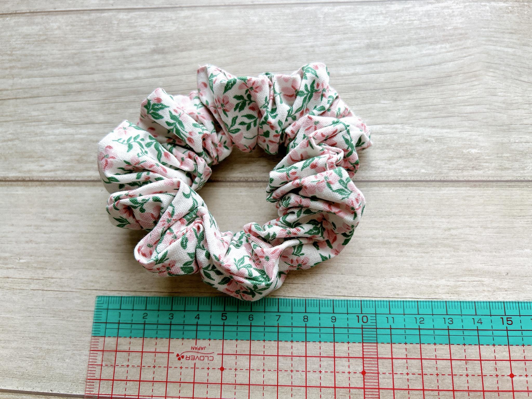 送料無料　シュシュ♡ （ピンク 小花柄） | 3枚目