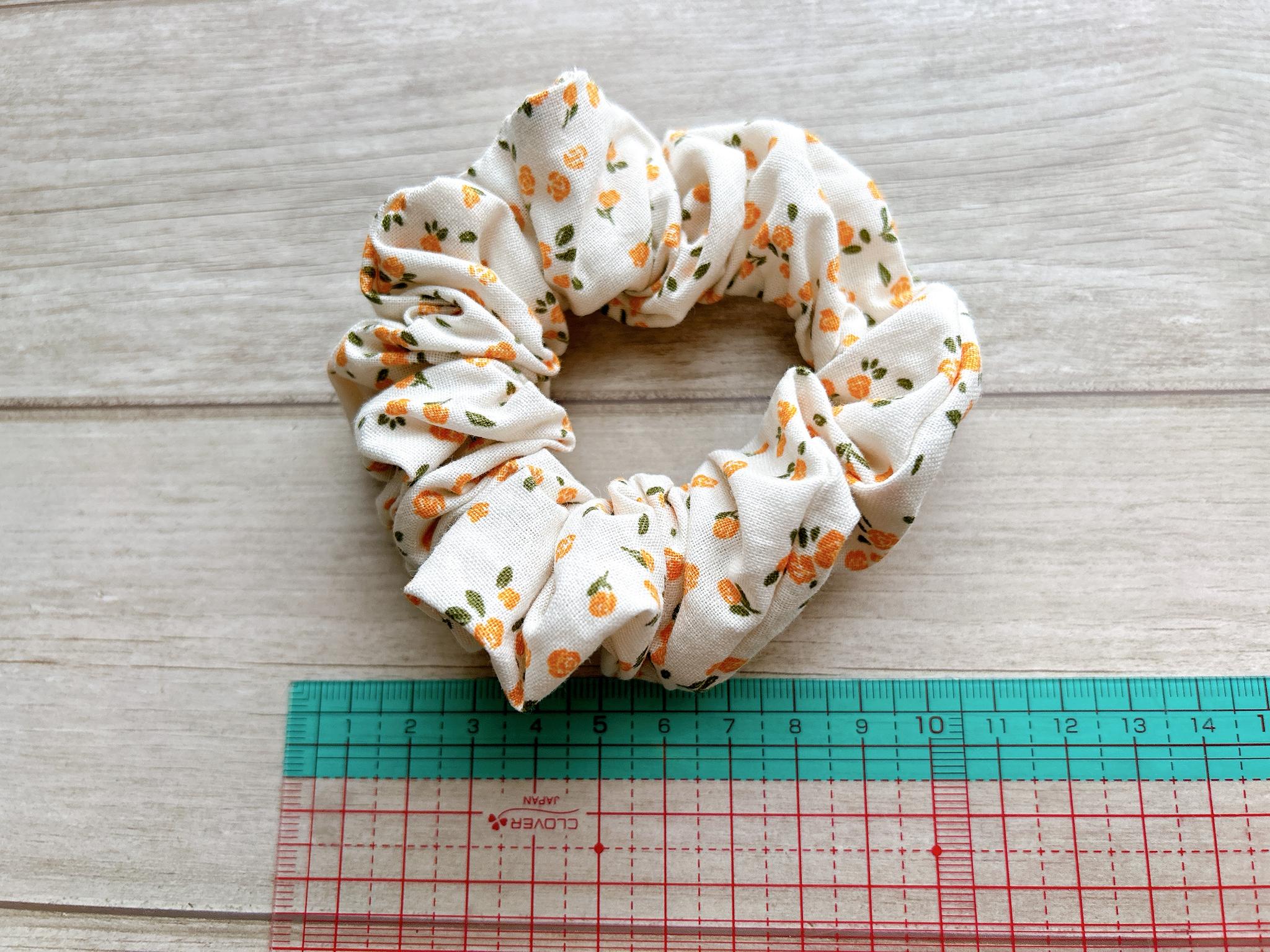 送料無料 シュシュ♡ (黄色 小花柄) | 3枚目